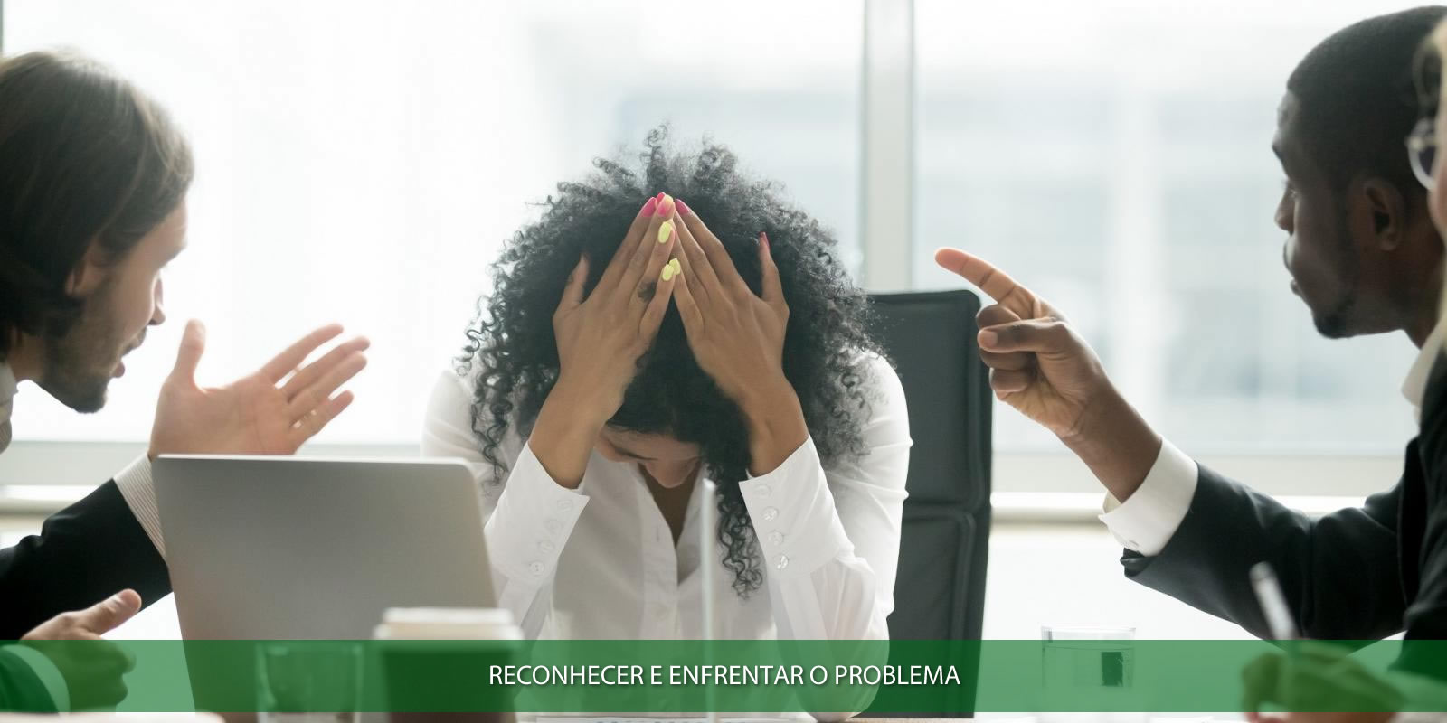 Figura 3 - ASSÉDIO NA EMPRESA. PRECISAMOS FALAR DISTO